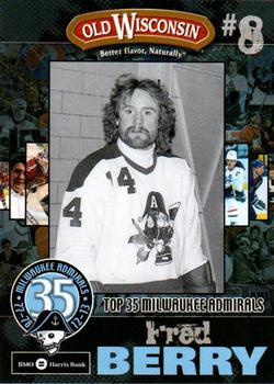 2012-13 Milwaukee Admirals (AHL) Top 35 Players #8 Fred Berry Front