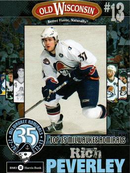 2012-13 Milwaukee Admirals (AHL) Top 35 Players #13 Rich Peverley Front