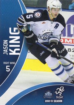 2012-13 Choice St. John's IceCaps (AHL) #NNO Jason King Front