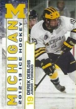 2012-13 Michigan Wolverines (NCAA) #NNO Derek Deblois Front