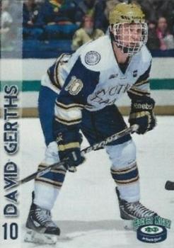 2012-13 Notre Dame Fighting Irish (NCAA) #7 David Gerths Front