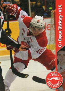 2012-13 Choice Sault Ste. Marie Greyhounds (OHL) #10 Ryan Kirkup Front