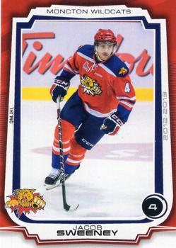 2012-13 Extreme Moncton Wildcats (QMJHL) #23 Jacob Sweeney Front