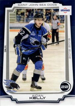 2012-13 Extreme Saint John Sea Dogs (QMJHL) #9 Aidan Kelly Front