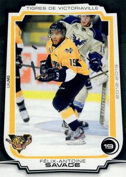 2012-13 Extreme Victoriaville Tigres (QMJHL) #14 Felix-Antoine Savage Front