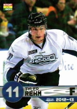 2012-13 Stop N Go Fargo Force (USHL) #C-08 Tyler Rehm Front