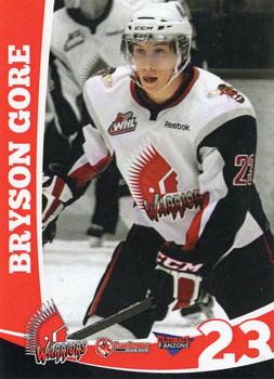 2012-13 Moose Jaw Warriors (WHL) #NNO Bryson Gore Front