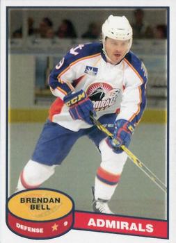 2014-15 Norfolk Admirals (AHL) #23 Brendan Bell Front