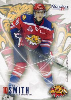 2014-15 Extreme Moncton Wildcats QMJHL #17 Willy Smith Front