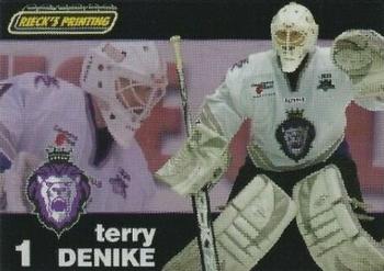 2007-08 Rieck's Printing Reading Royals (ECHL) #5 Terry Denike Front