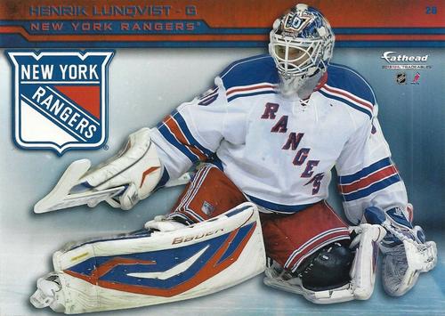 2013 Fathead NHL Tradeables #26 Henrik Lundqvist Front