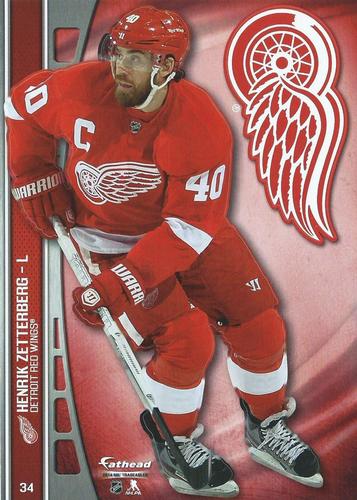 2014 Fathead NHL Tradeables #34 Henrik Zetterberg Front