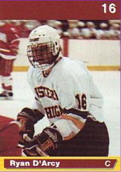 1992-93 Western Michigan Broncos (NCAA) #NNO Ryan D'Arcy Front