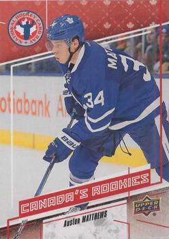 2017 Upper Deck National Hockey Card Day Canada #CAN1 Auston Matthews Front