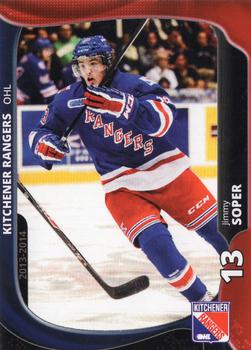 2013-14 Extreme Kitchener Rangers (OHL) #9 Jimmy Soper Front