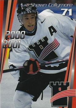 2000-01 Cartes, Timbres et Monnaies Sainte-Foy Quebec Remparts (QMJHL) #20 Shawn Collymore Front