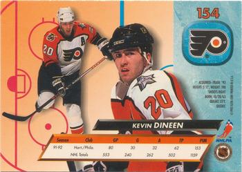 2016-17 Fleer Showcase - 25th Anniversary Stamped 1992-93 Ultra Buyback #154 Kevin Dineen Back