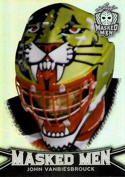 2017 Leaf Masked Men - Masked Men Metal #17 John Vanbiesbrouck Front