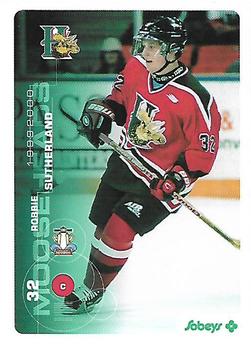 1999-00 Halifax Mooseheads (QMJHL) #NNO Robbie Sutherland Front