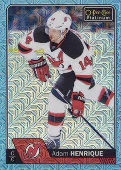 2016-17 O-Pee-Chee Platinum - Ice Blue Traxx #16 Adam Henrique Front