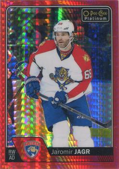 2016-17 O-Pee-Chee Platinum - Red Prism #40 Jaromir Jagr Front