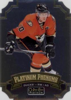 2016-17 O-Pee-Chee Platinum - Platinum Phenoms Die Cuts #OPP-CP Corey Perry Front