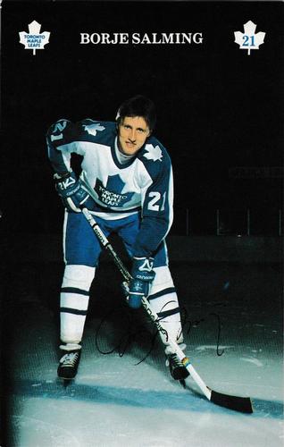 1981-82 Toronto Maple Leafs Postcards #NNO Borje Salming Front