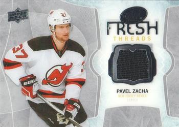 2016-17 Upper Deck Ice - Fresh Threads #FT-PZ Pavel Zacha Front