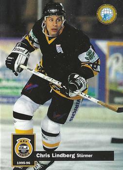 1995-96 IHA DEL (German) #232 Chris Lindberg Front