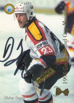 1995-96 IHA DEL (German) #433 Dieter Hegen / Daniel Kunce Front
