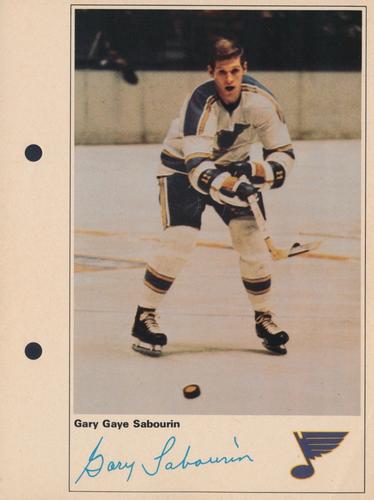 1971-72 Toronto Sun NHL Action Players #NNO Gary Bruce Sabourin Front