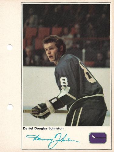 1971-72 Toronto Sun NHL Action Players #NNO Danny Johnson Front