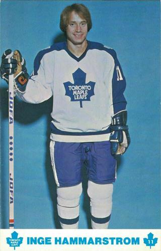 1977-78 Toronto Maple Leafs #NNO Inge Hammarstrom Front