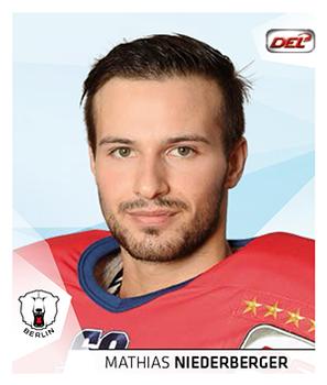 2014-15 Playercards Stickers (DEL) #021 Mathias Niederberger Front