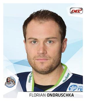 2014-15 Playercards Stickers (DEL) #254 Florian Ondruschka Front