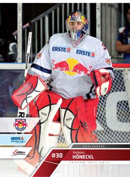 2011-12 Austrian EBEL #EBEL-001 Thomas Honeckl Front