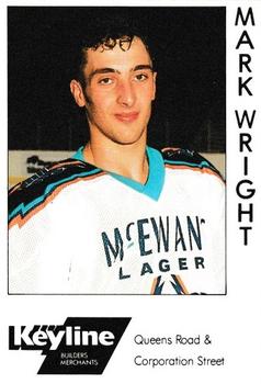 1995-96 Sheffield Steelers (BNL) #NNO Mark Wright Front