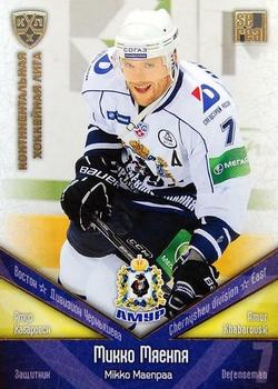 2011-12 Sereal KHL Basic Series - Gold Parallel #АМР021 Mikko Mäenpää Front
