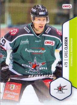 2016-17 Playercards (DEL2) #DEL2-304 Greg Classen Front