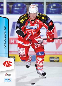 2013-14 Austrian EBEL #11 John Lammers Front