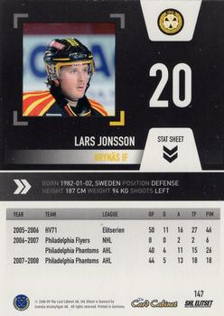 2008-09 SHL Elitset #147 Lars Jonsson Back