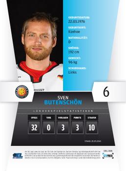 2010-11 Playercards (DEL) #DEL-308 Sven Butenschon Back