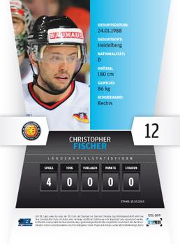 2010-11 Playercards (DEL) #DEL-309 Christopher Fischer Back