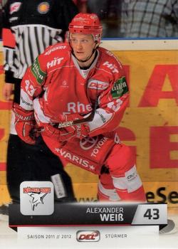 2011-12 Playercards (DEL) #DEL-141 Alexander Weiss Front