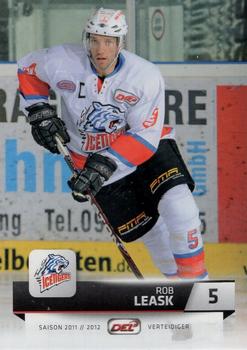 2011-12 Playercards (DEL) #DEL-200 Rob Leask Front