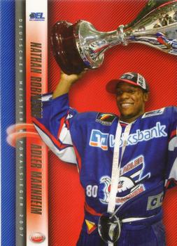 2007-08 Playercards (DEL) - Exclusive Edition Meisterset Adler Mannheim #DC15 Nathan Robinson Front