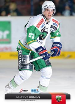 2012-13 Playercards EBEL #EBEL-122 Matevz Erman Front