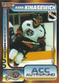 1999-00 Medicine Hat Tigers (WHL) #NNO Ryan Kinasewich Front