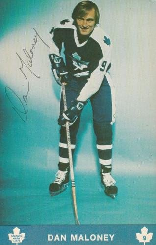 1979-80 Toronto Maple Leafs Postcards #NNO Dan Maloney Front