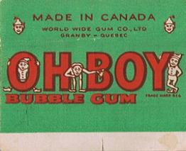 1949-50 World Wide Gum NHL Ice Stars Wrappers #29 Paul Ronty Back